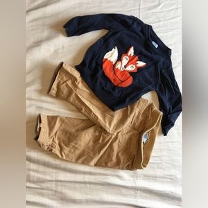 Pants and sweater set 9-12m